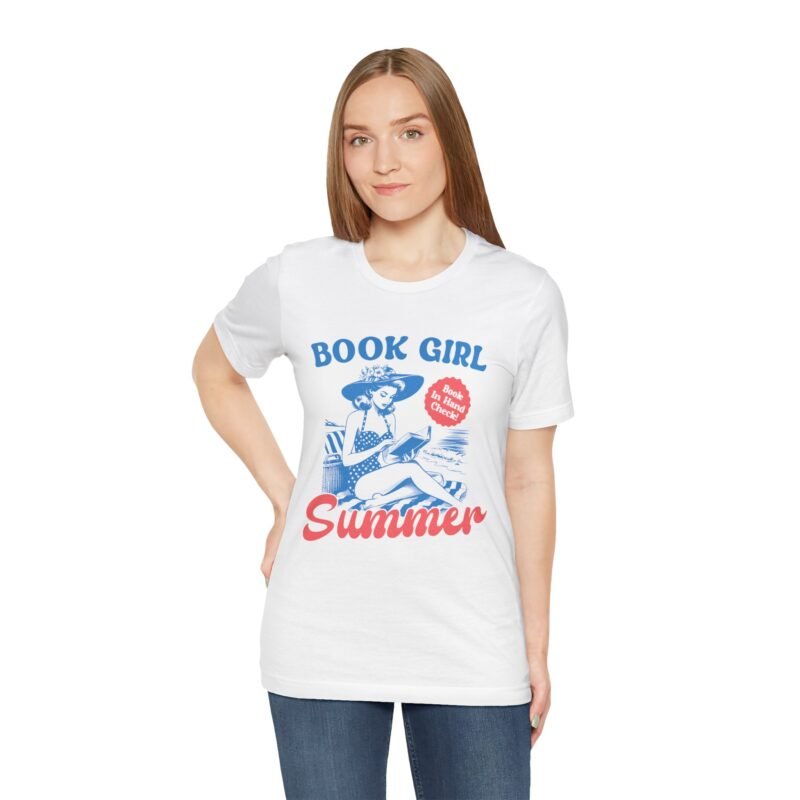 Book Girl Summer T-shirt - Image 2