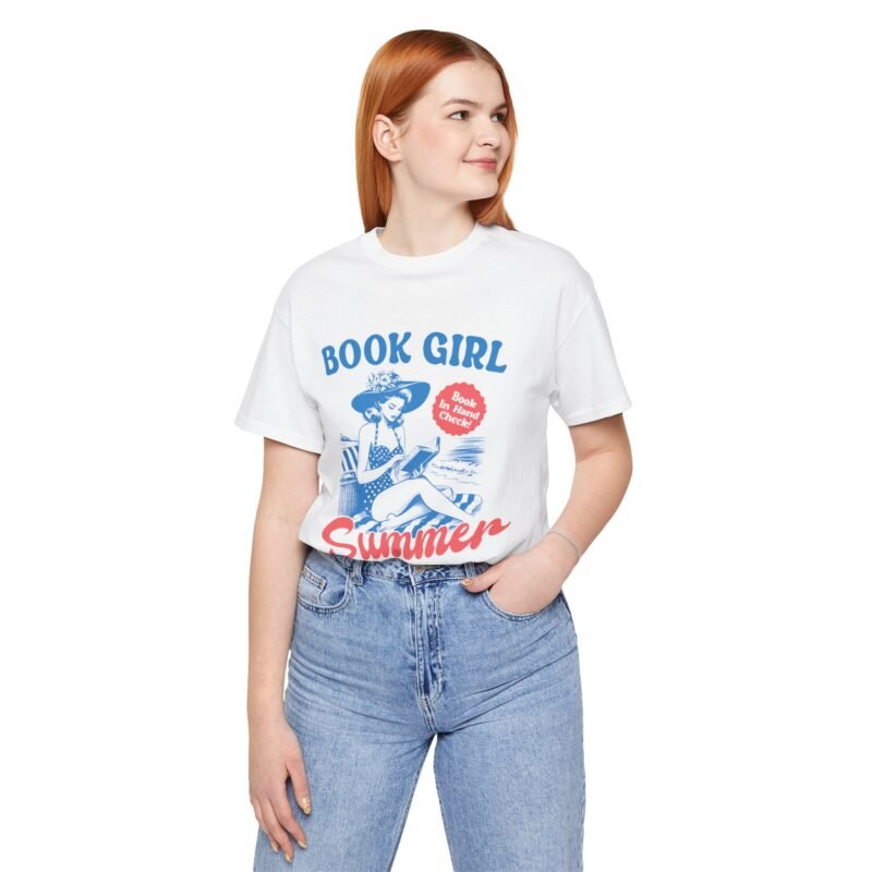 Book Girl Summer T-shirt - Image 3