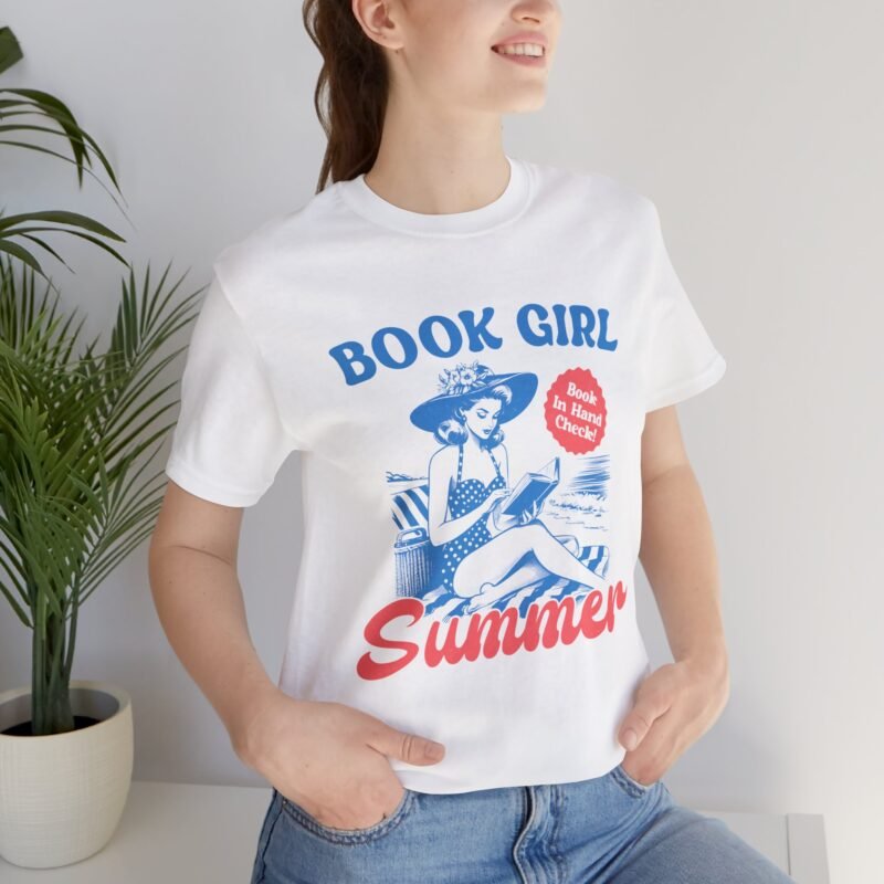 Book Girl Summer T-shirt - Image 4